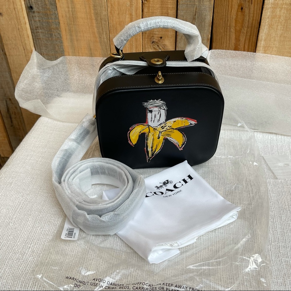 Coach X Jean Michel Basquiat Square Bag NEW WITH DUST BAG - Picture 10 of 14